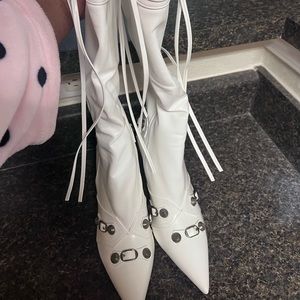 Women's Knee High Boots Pointed Toe Stiletto Boots